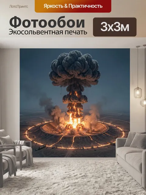 300 × 300 см · Экосольвентная печать
