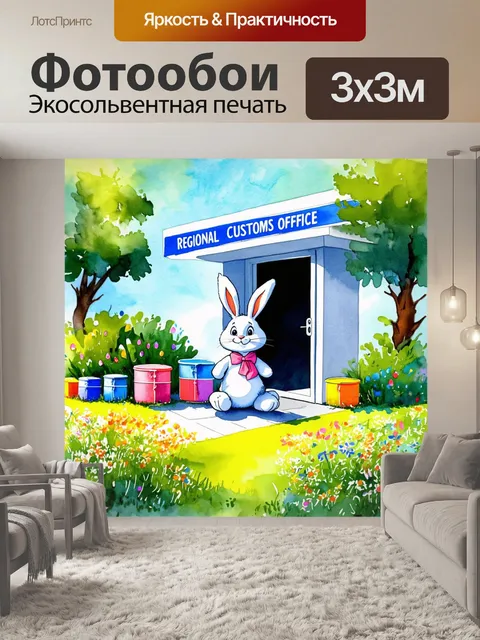 Фотообои яркий весенний пейзаж