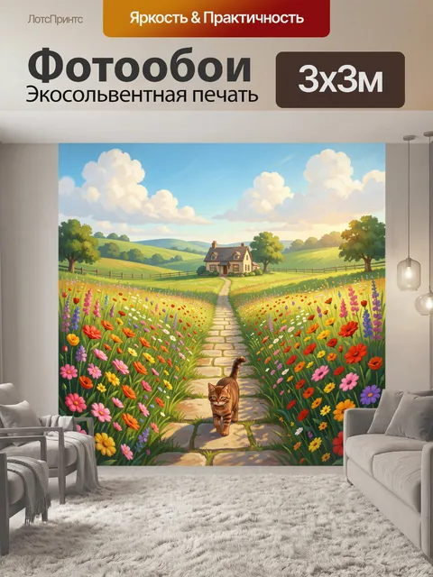 300 × 300 см · Экосольвентная печать