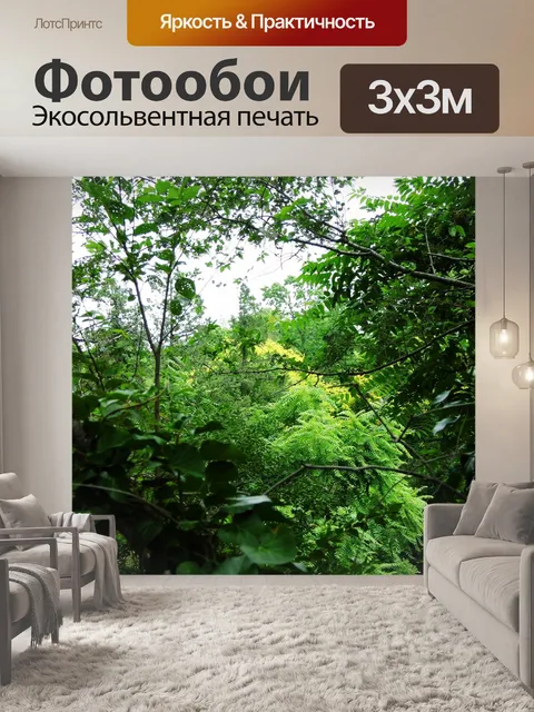 Фотообои в джунглях