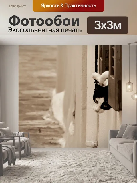 Фотообои Кошка