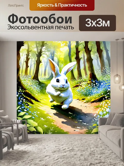 Фотообои в густом и загадочном лесу