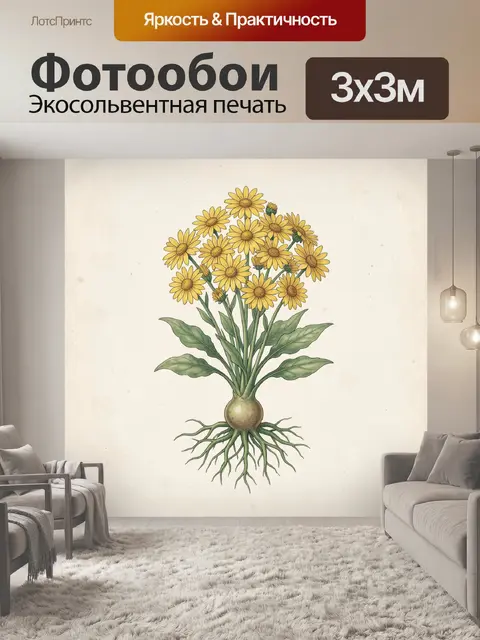 300 × 300 см · Экосольвентная печать