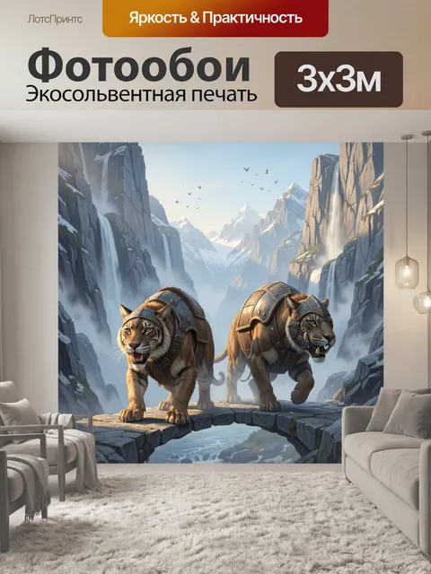 300 × 300 см · Экосольвентная печать