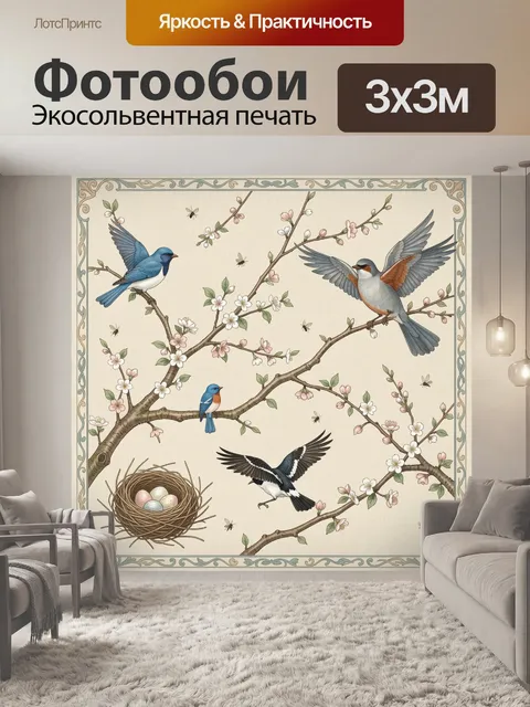 300 × 300 см · Экосольвентная печать
