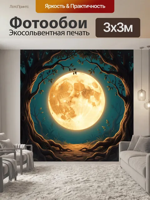 300 × 300 см · Экосольвентная печать