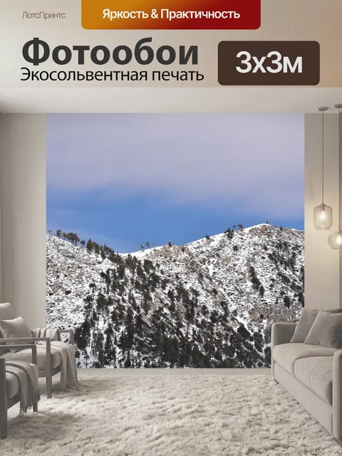 Фотообои Гора и снег