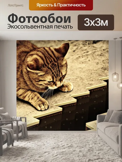 Фотообои Кот