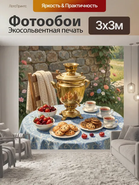 300 × 300 см · Экосольвентная печать