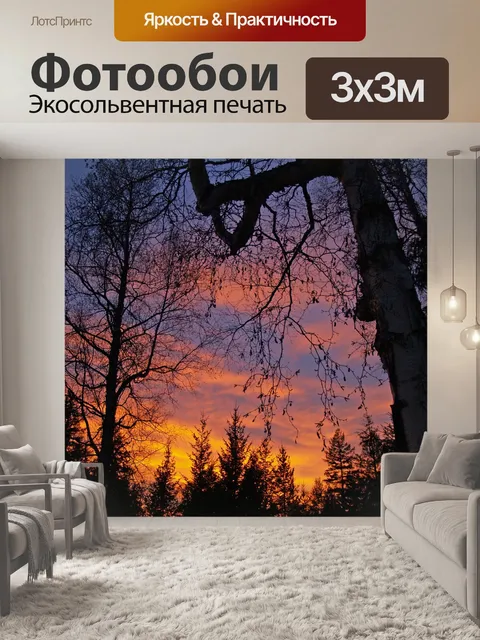 Фотообои Заход солнца