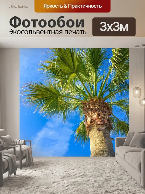 Фотообои Тропические деревья пальмы