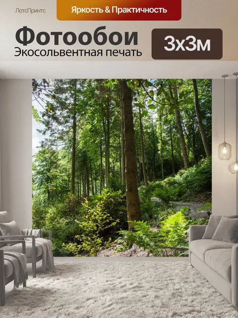 Фотообои лес