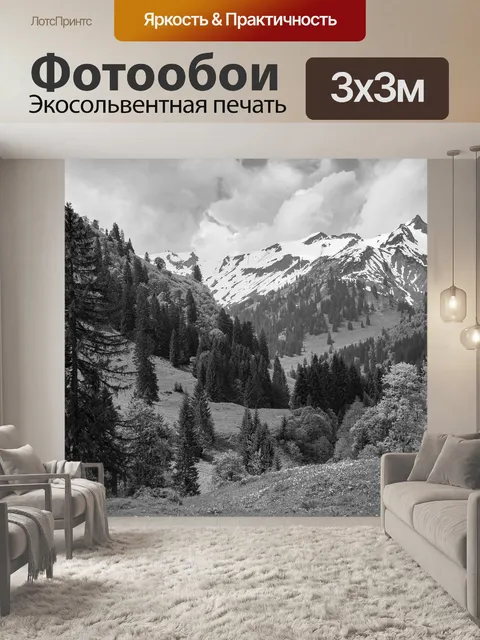 Фотообои Черно-белый