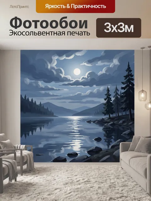 300 × 300 см · Экосольвентная печать