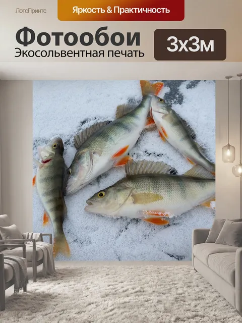 Фотообои Подледная рыбалка