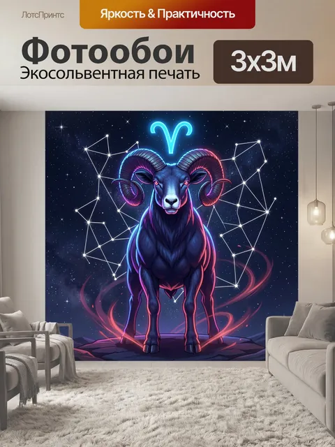 300 × 300 см · Экосольвентная печать