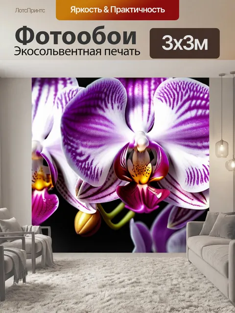 Фотообои с орхидеей
