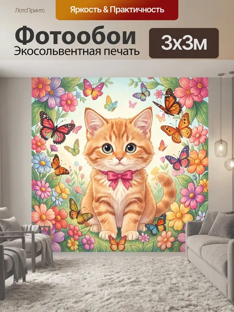 300 × 300 см · Экосольвентная печать