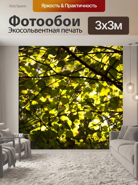 Фотообои Осенние листья