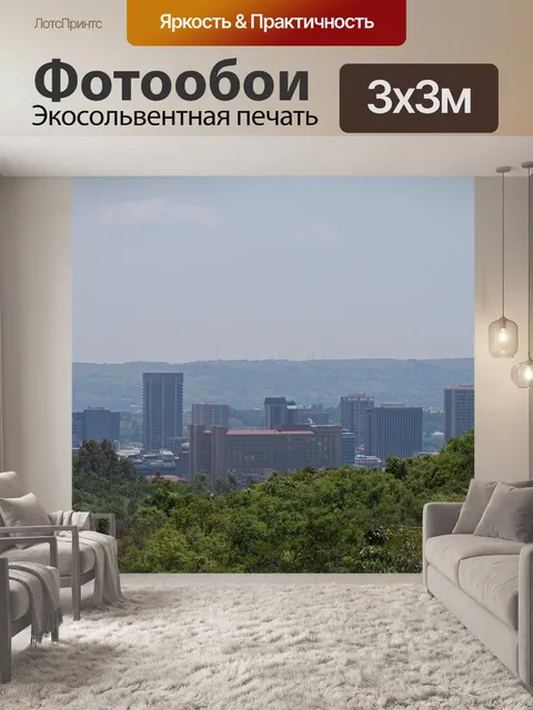 Фотообои Далекие городские здания