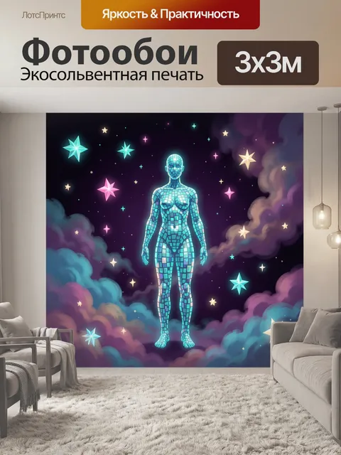 300 × 300 см · Экосольвентная печать