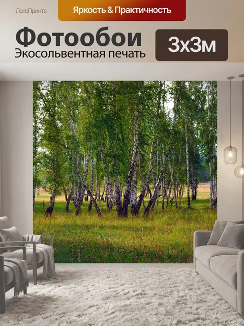 Фотообои береза