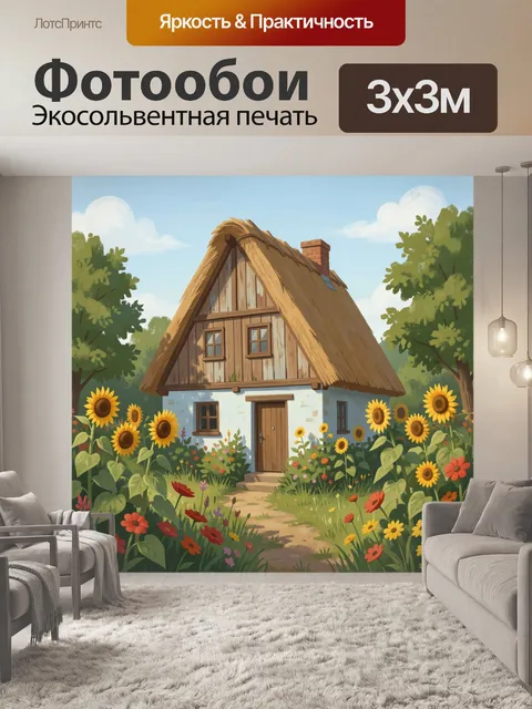 300 × 300 см · Экосольвентная печать