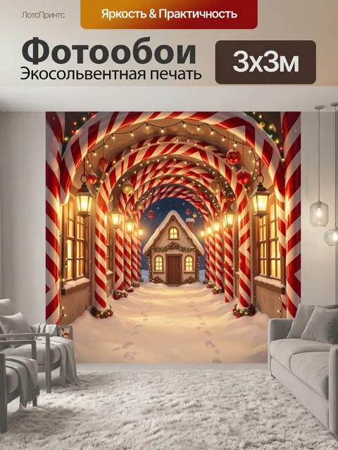 300 × 300 см · Экосольвентная печать