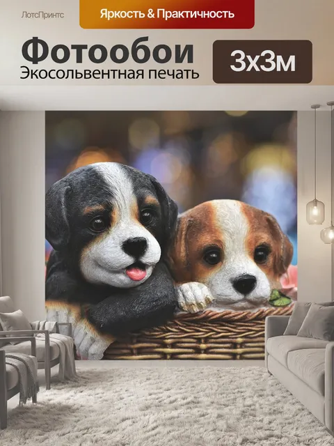 Фотообои Фигура собаки
