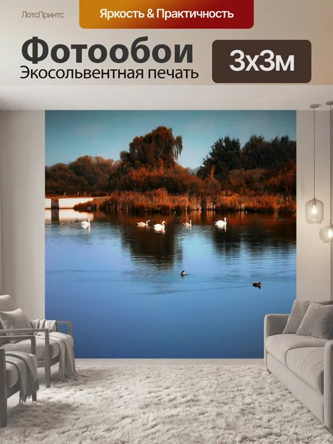 Фотообои Падение листвы пейзаж
