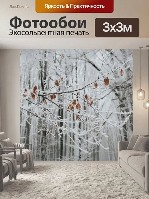 Фотообои Снег