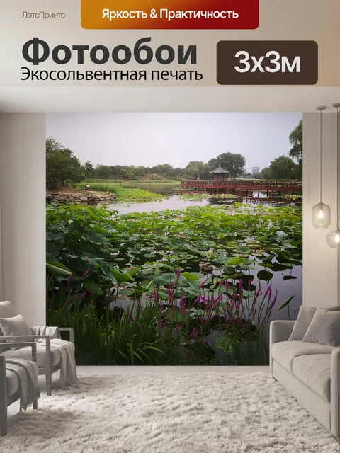 Фотообои Листьев лотоса