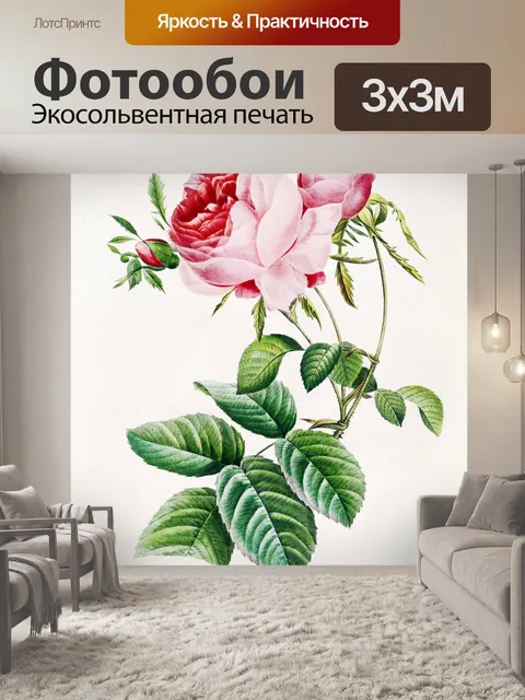 Фотообои Роза винтаж модерн старый