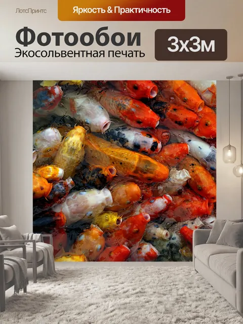 Фотообои Красочная рыба
