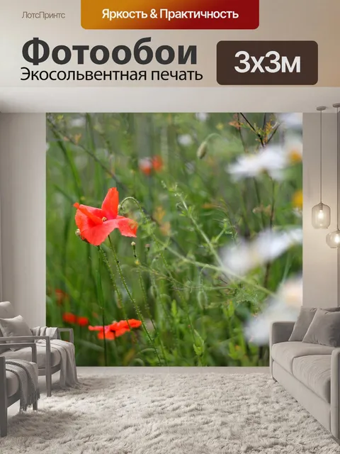 Фотообои Маки