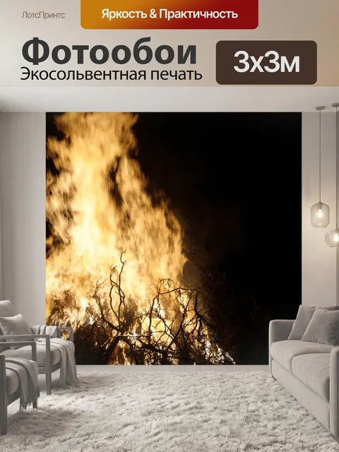 Фотообои Пожар