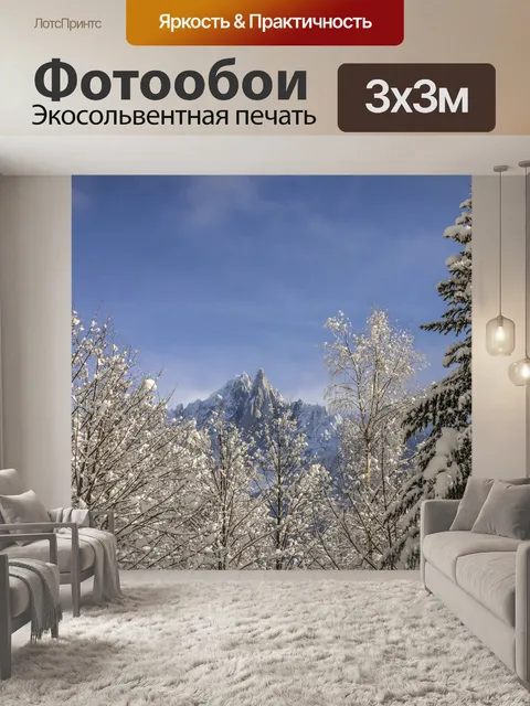 Фотообои Зимний Пейзаж