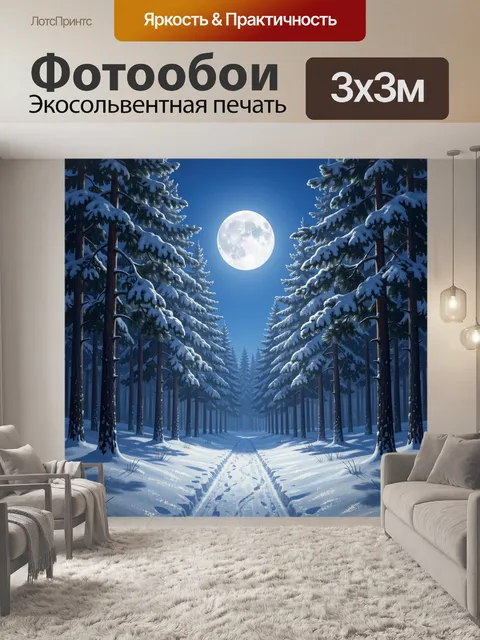 300 × 300 см · Экосольвентная печать