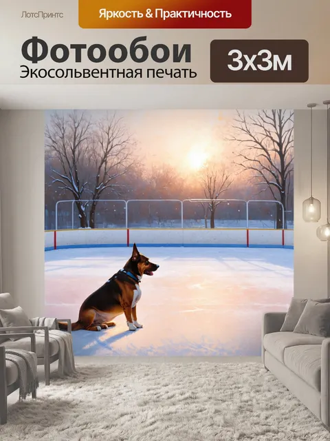 Фотообои романтичное зимнее утро