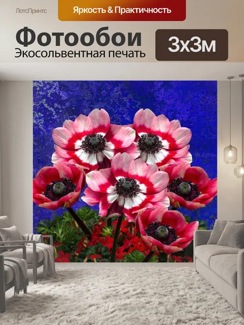 Фотообои Маки