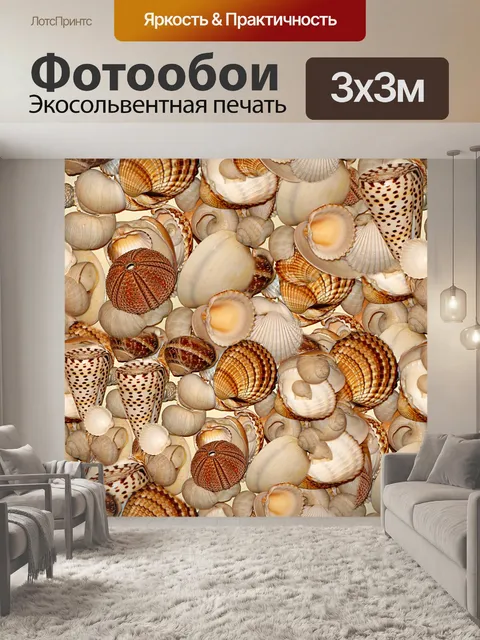 Фотообои морские раковины